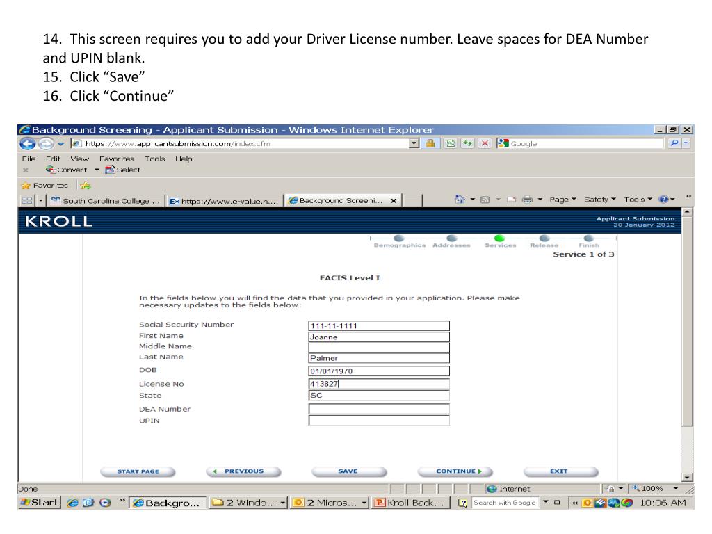 PPT Kroll Background Check Process PowerPoint Presentation, free