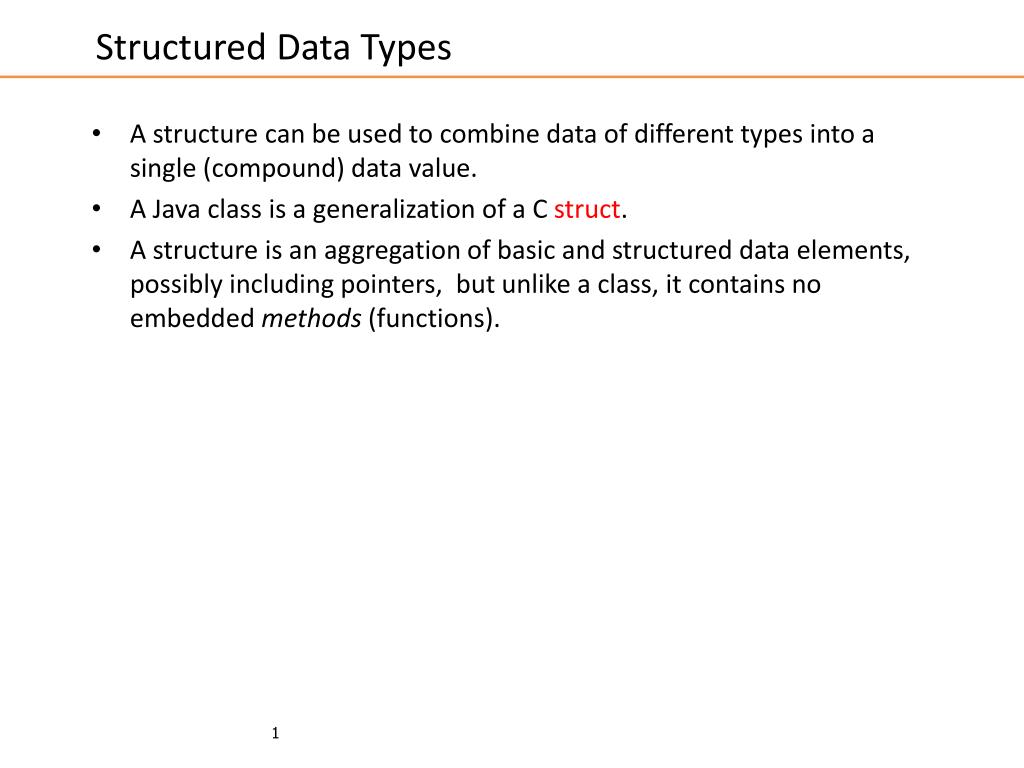 PPT Structured Data Types PowerPoint Presentation, free download ID