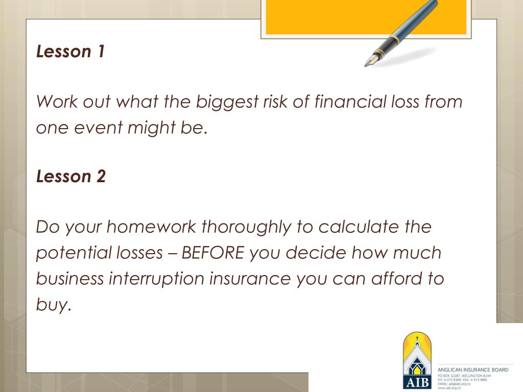 Business Interruption Insurance Calculation news word