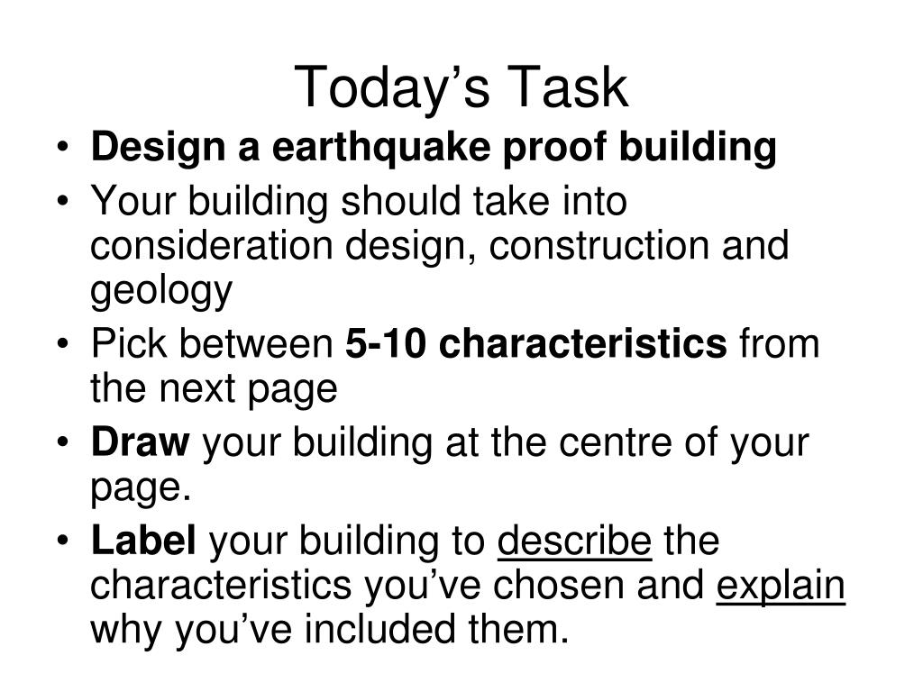 PPT Earthquake Proof Buildings PowerPoint Presentation, free download