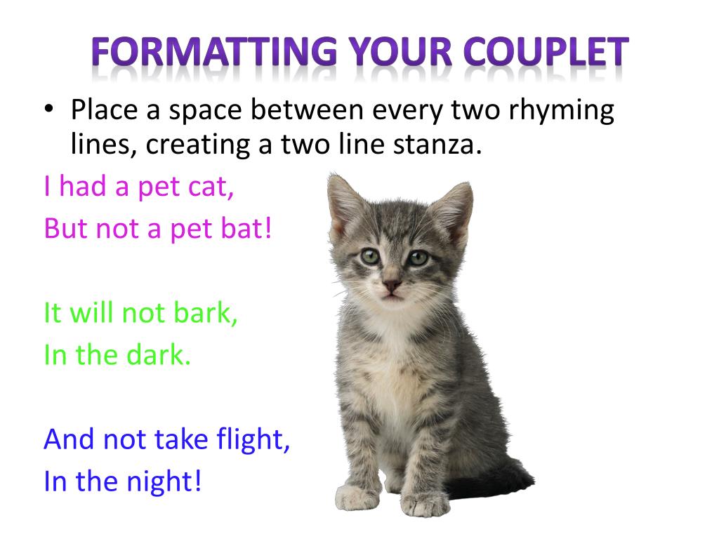 PPT to Couplets PowerPoint Presentation, free download ID
