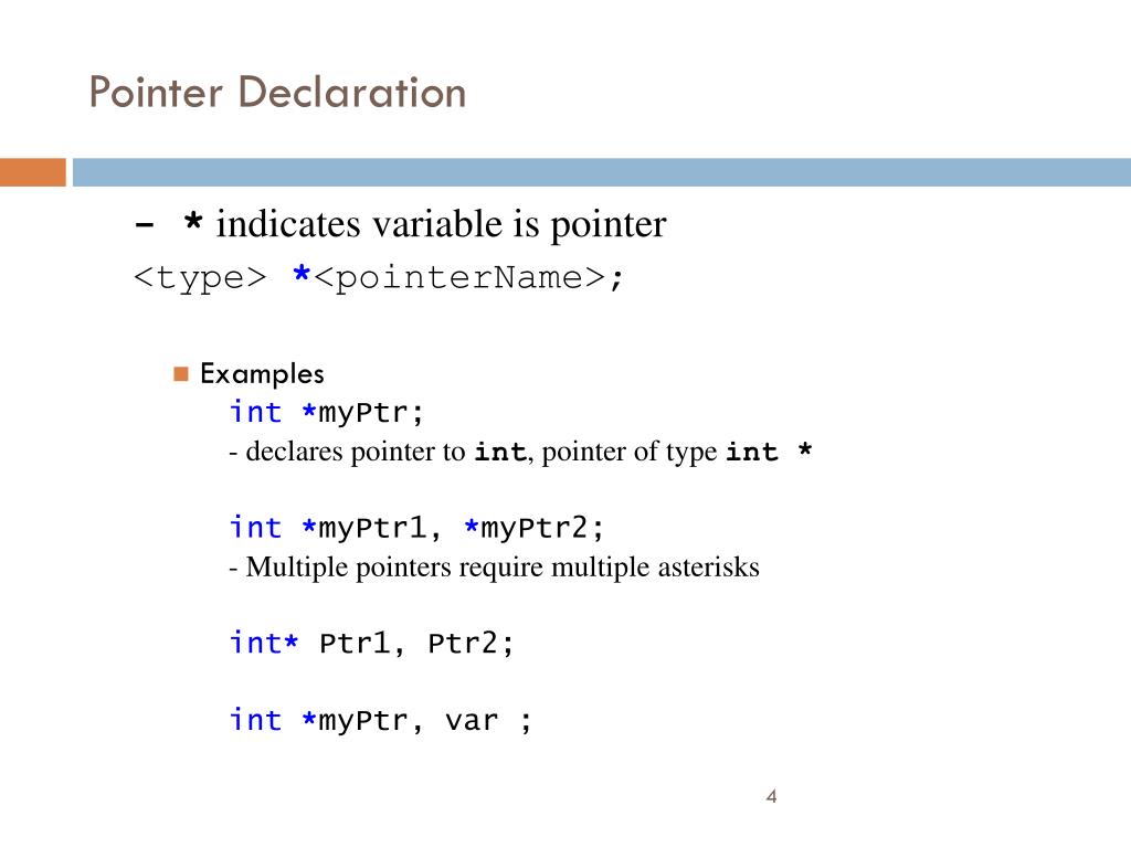 PPT Pointers PowerPoint Presentation, free download ID2646843