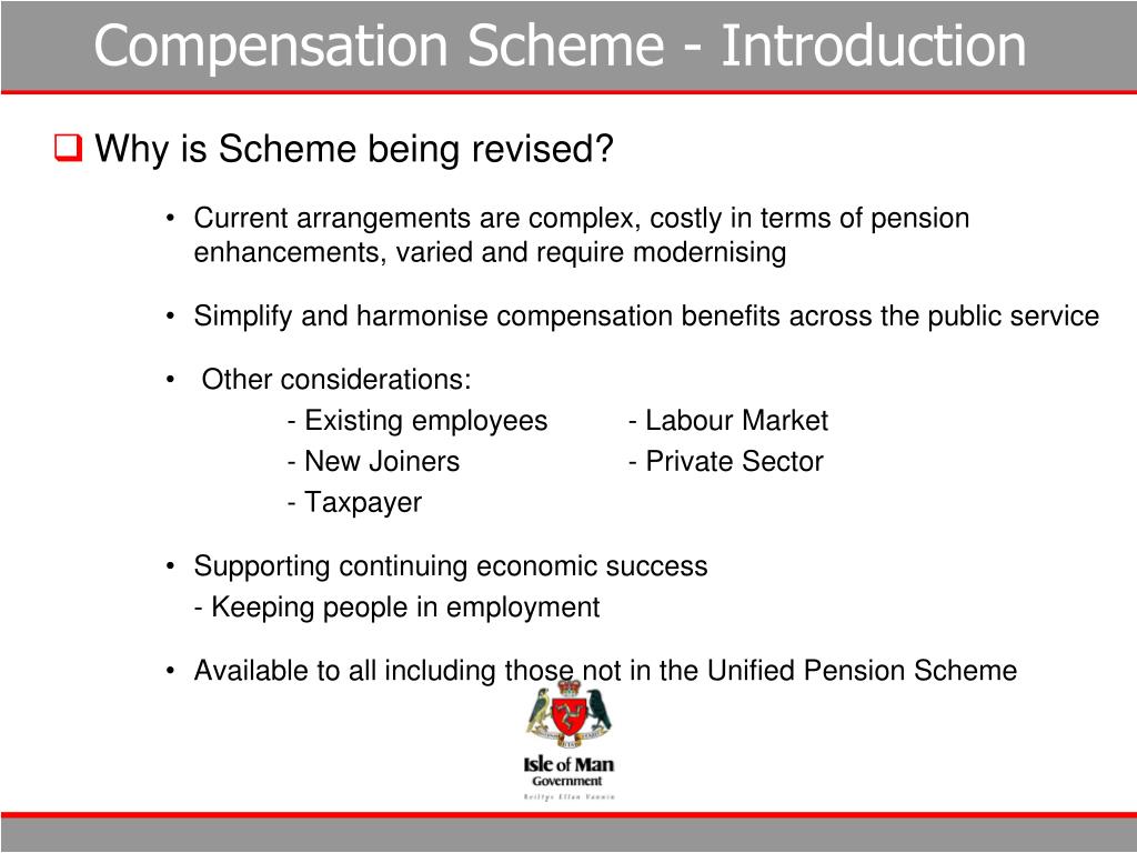 PPT Public Sector Compensation Scheme 2013 Public Sector Pensions