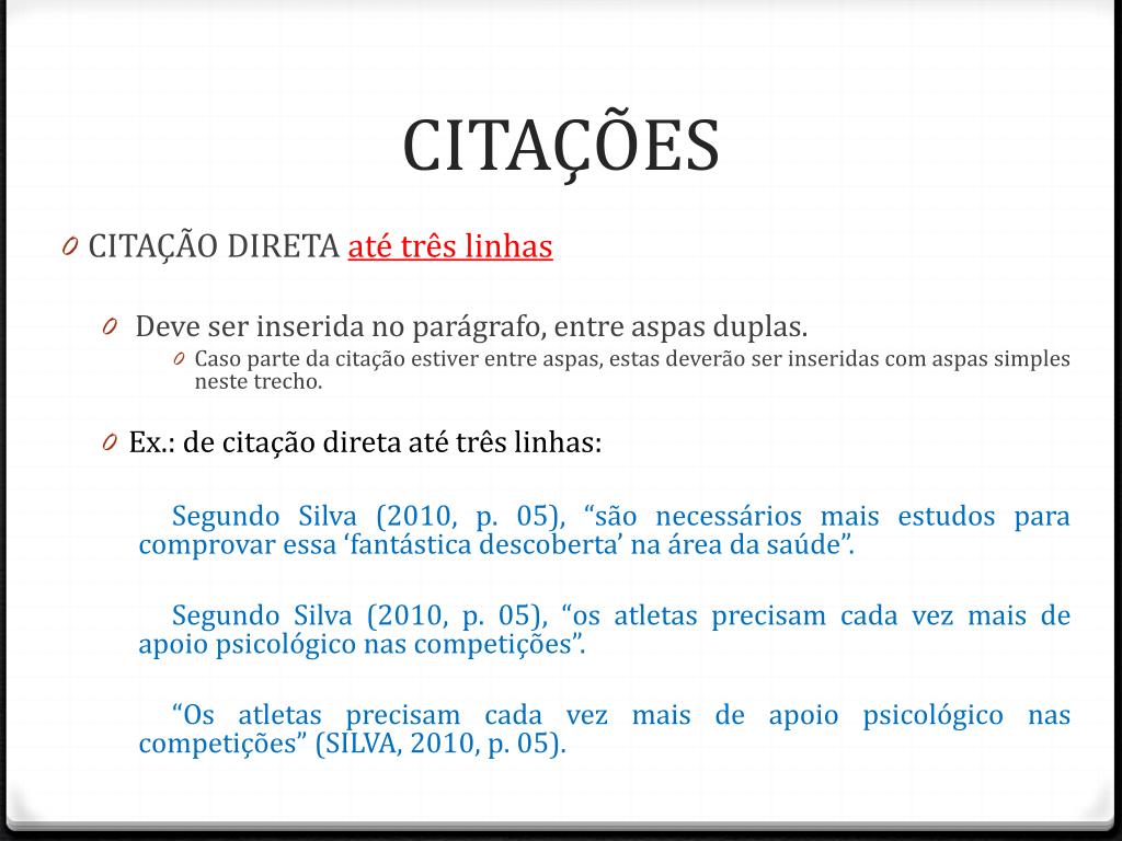 Ppt Citacoes Powerpoint Presentation Free Download Id 2650248