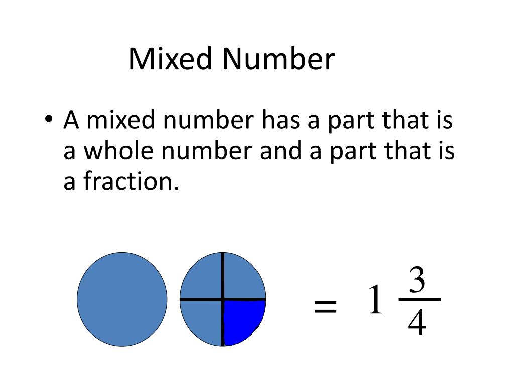 PPT Converting Improper Fraction to Mixed Numbers PowerPoint