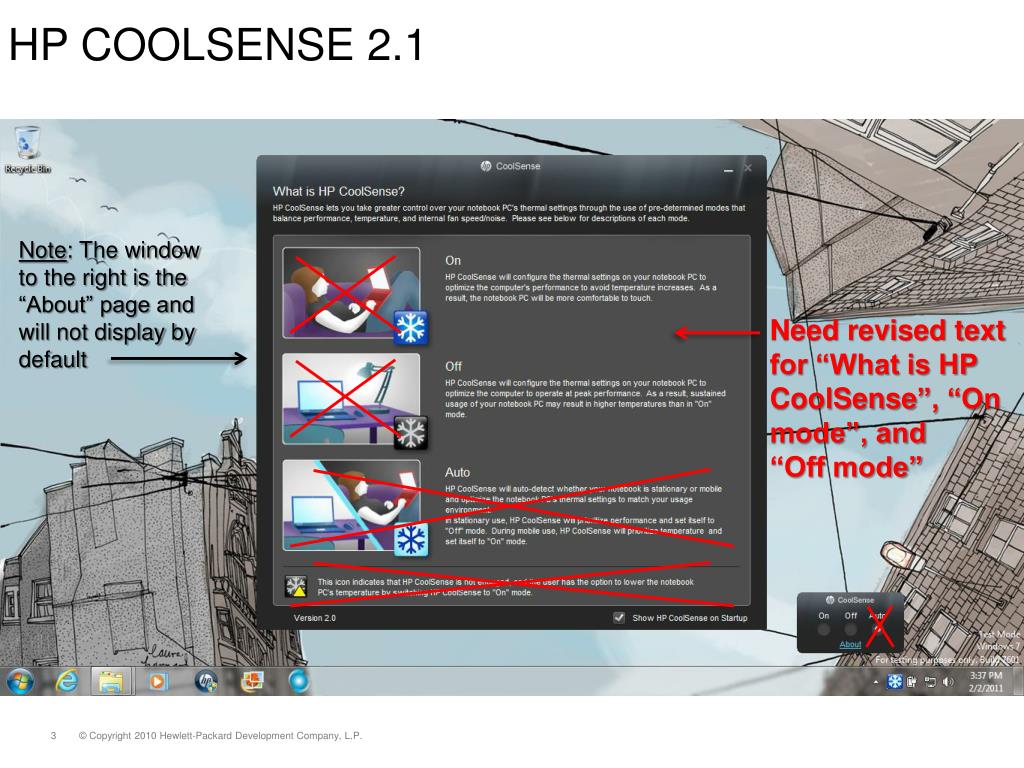 PPT Thermal Assistant/ Hp CoolSense 1.0 PowerPoint Presentation, free