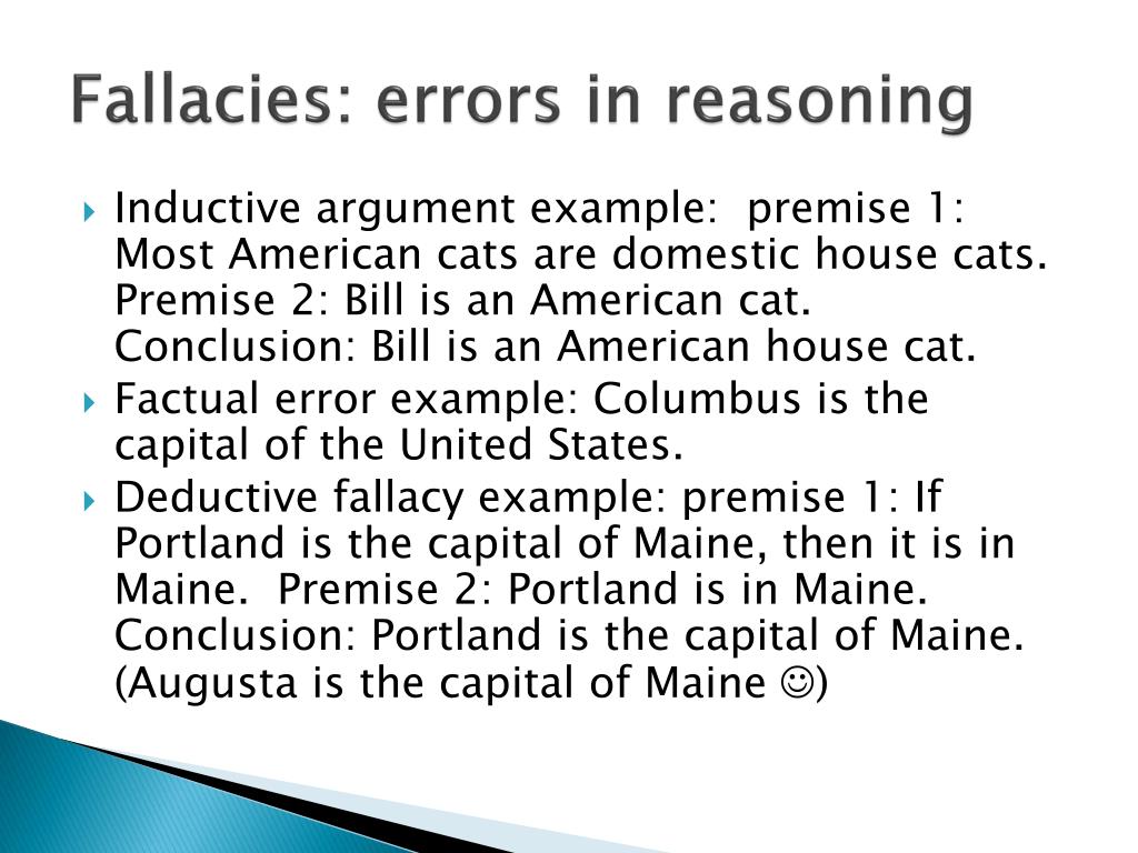 PPT Arguments and Fallacies PowerPoint Presentation, free download