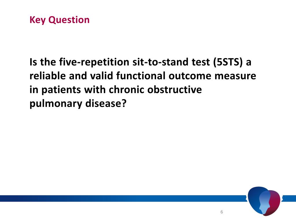 PPT The 5repetition sittostand test as a functional measure in COPD PowerPoint