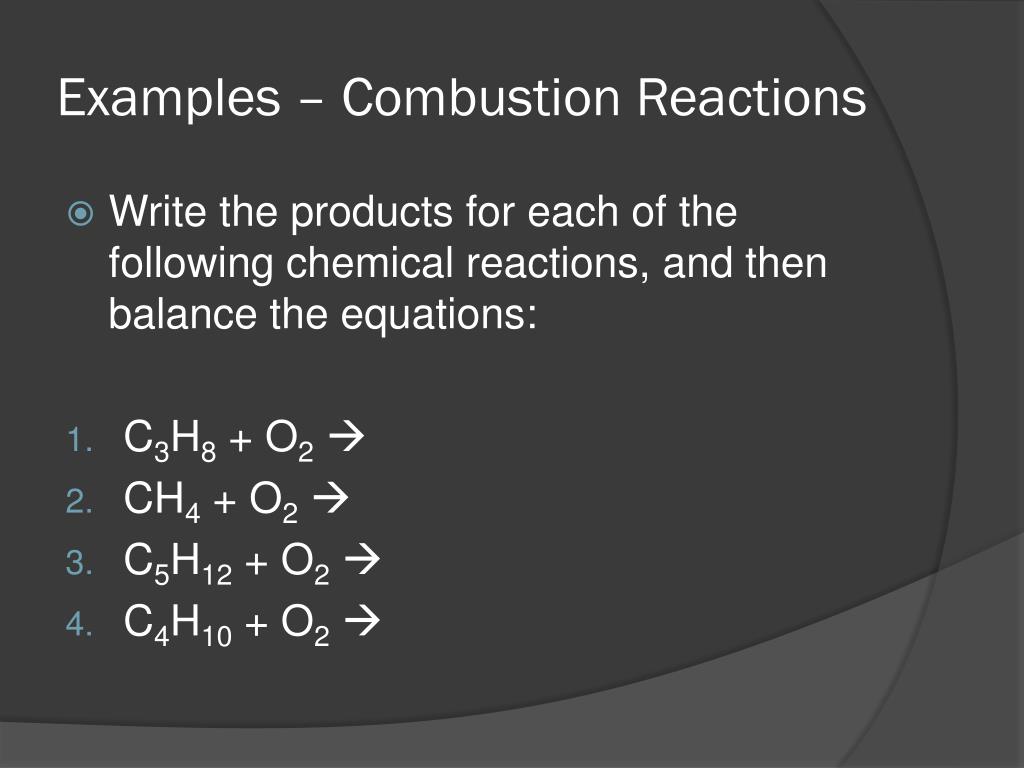 PPT Combustion Reactions PowerPoint Presentation, free download ID