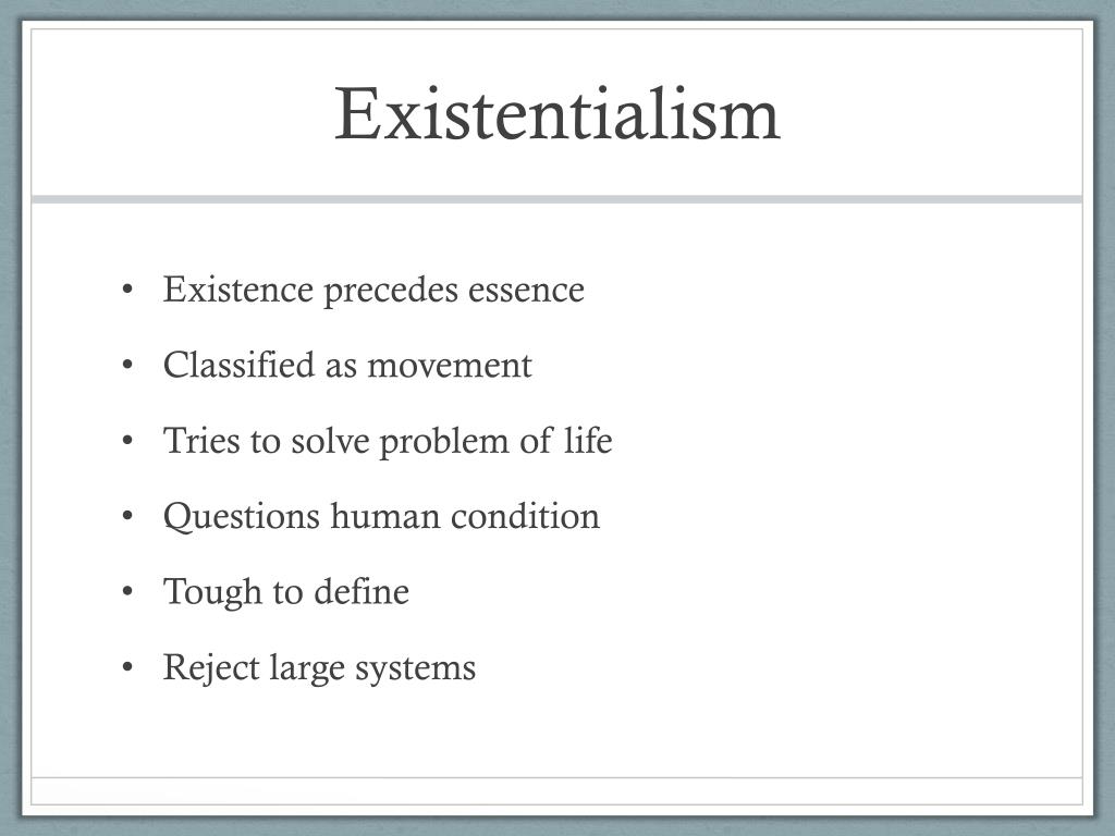 PPT Existentialism/Nihilism PowerPoint Presentation, free download