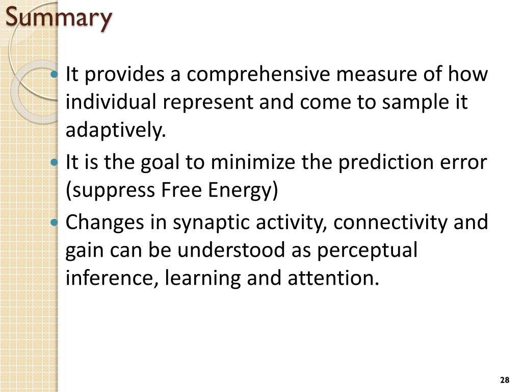 PPT The freeenergy principle a rough guide to the brain? Karl