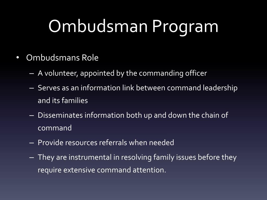 PPT Navy Family Ombudsman Program PowerPoint Presentation, free download ID2657448