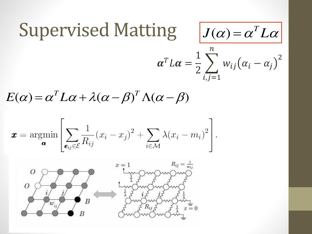 PPT Image Matting with the Matting Laplacian PowerPoint Presentation