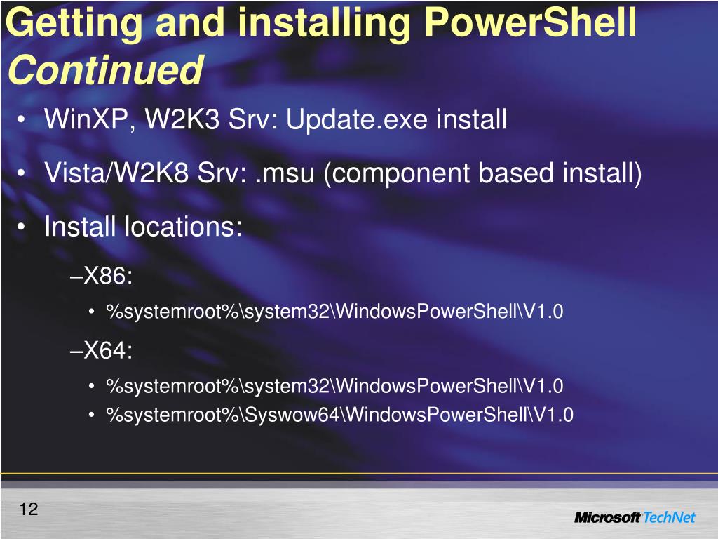 PPT Windows PowerShell Introduction PowerPoint Presentation, free download ID2660513