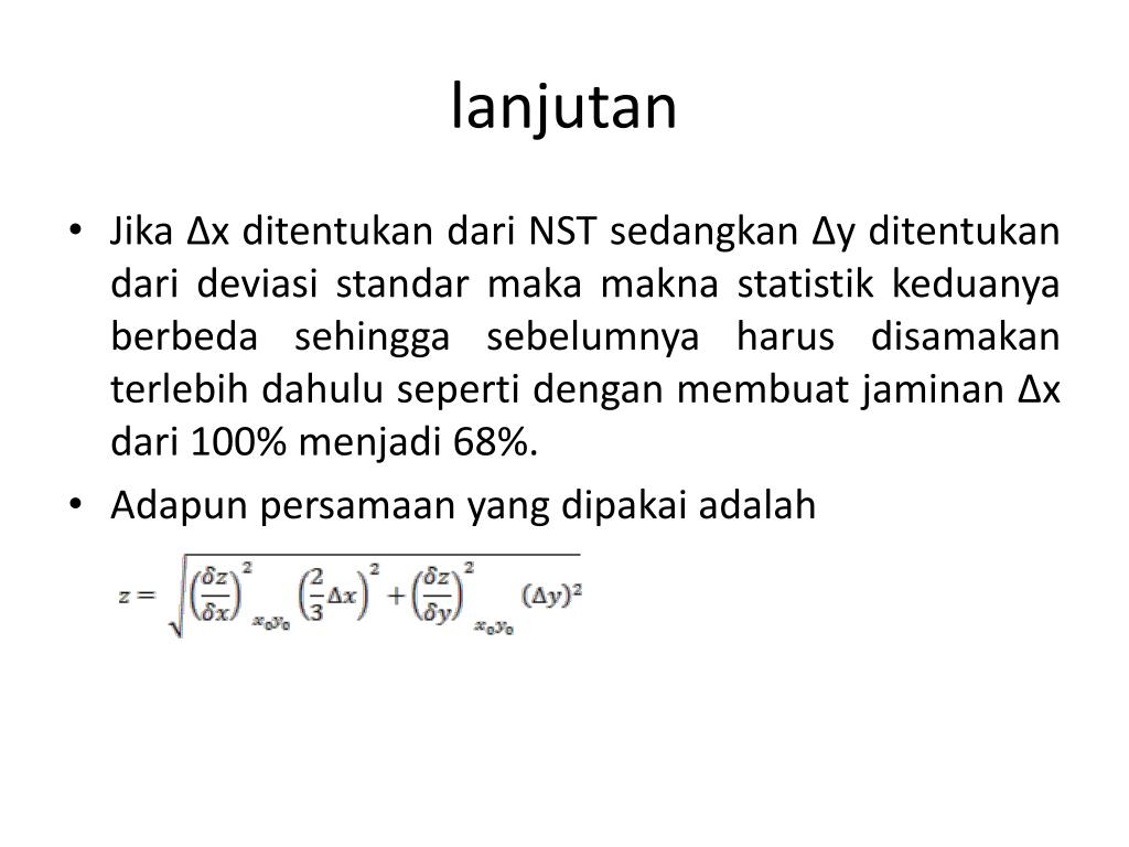 PPT KETIDAKPASTIAN PENGUKURAN PowerPoint Presentation, free download