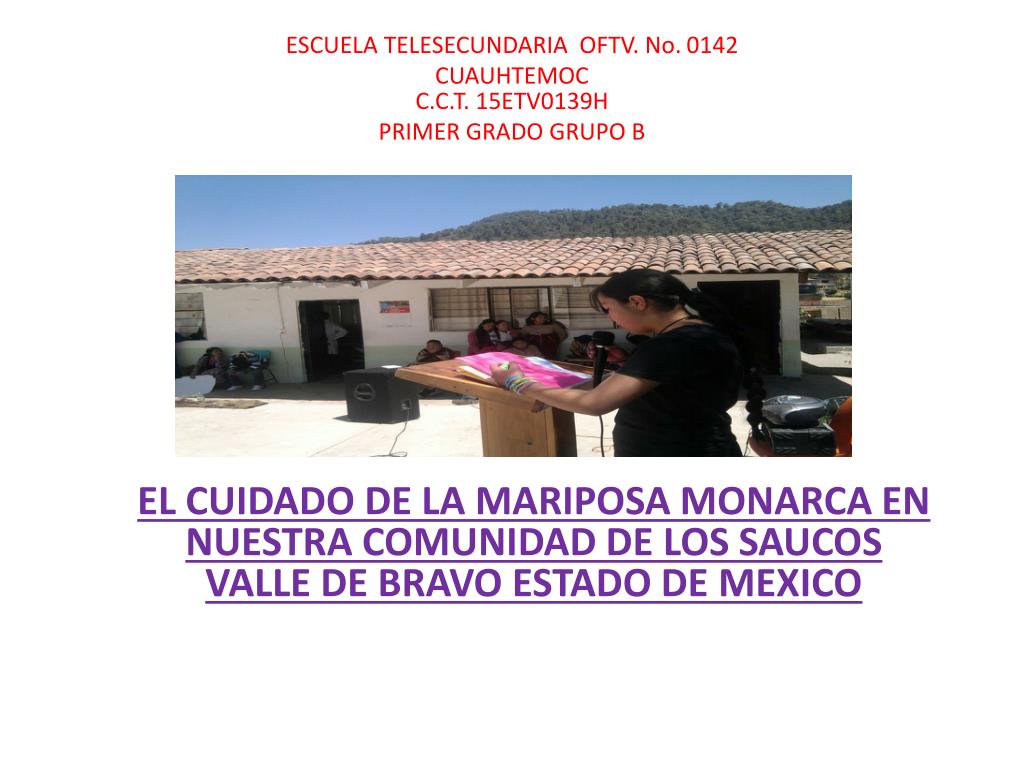 PPT C.C.T . 15ETV0139H PRIMER GRADO GRUPO B PowerPoint Presentation