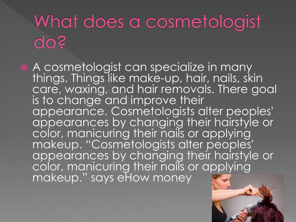 PPT Cosmetology PowerPoint Presentation, free download ID2663194