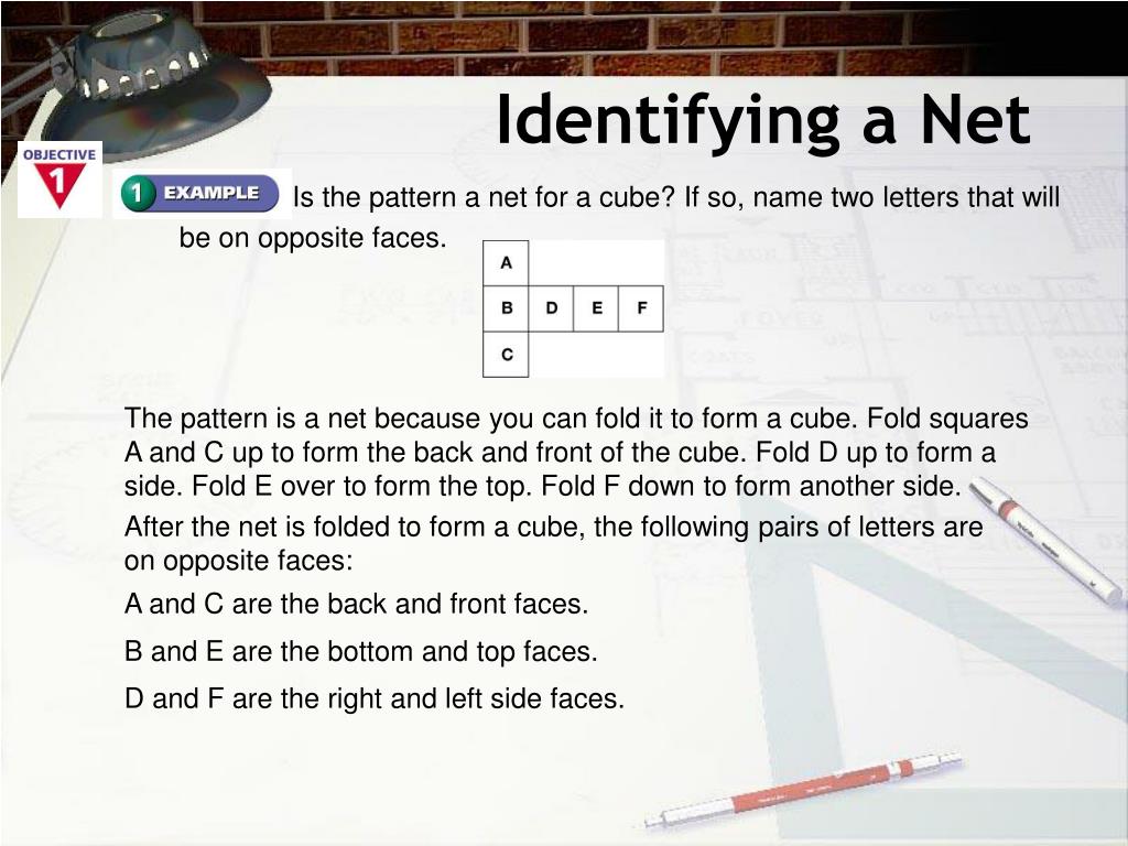 PPT Nets & Drawings for Visualizing Geometry PowerPoint Presentation