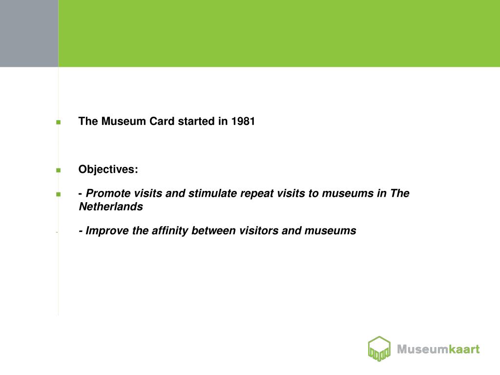 PPT Museum Card of the Netherlands PowerPoint Presentation, free