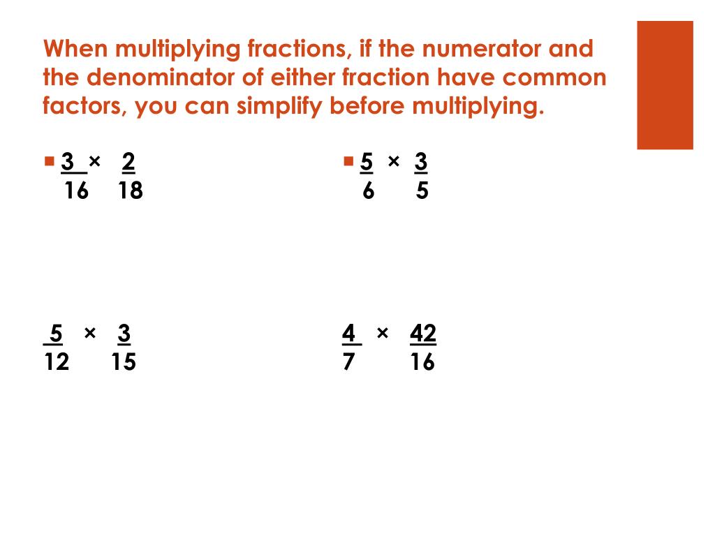 PPT Multiplying Fractions and Mixed Numbers PowerPoint Presentation