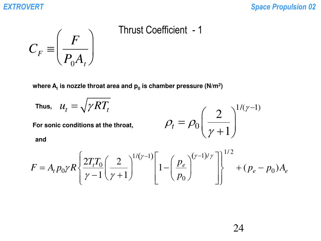 PPT Thrust, Rocket Equation, Specific Impulse, Mass Ratio PowerPoint