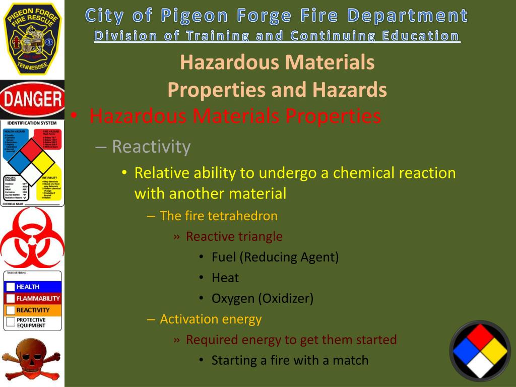 PPT Chapter 2 Hazardous Materials Properties and Hazards PowerPoint