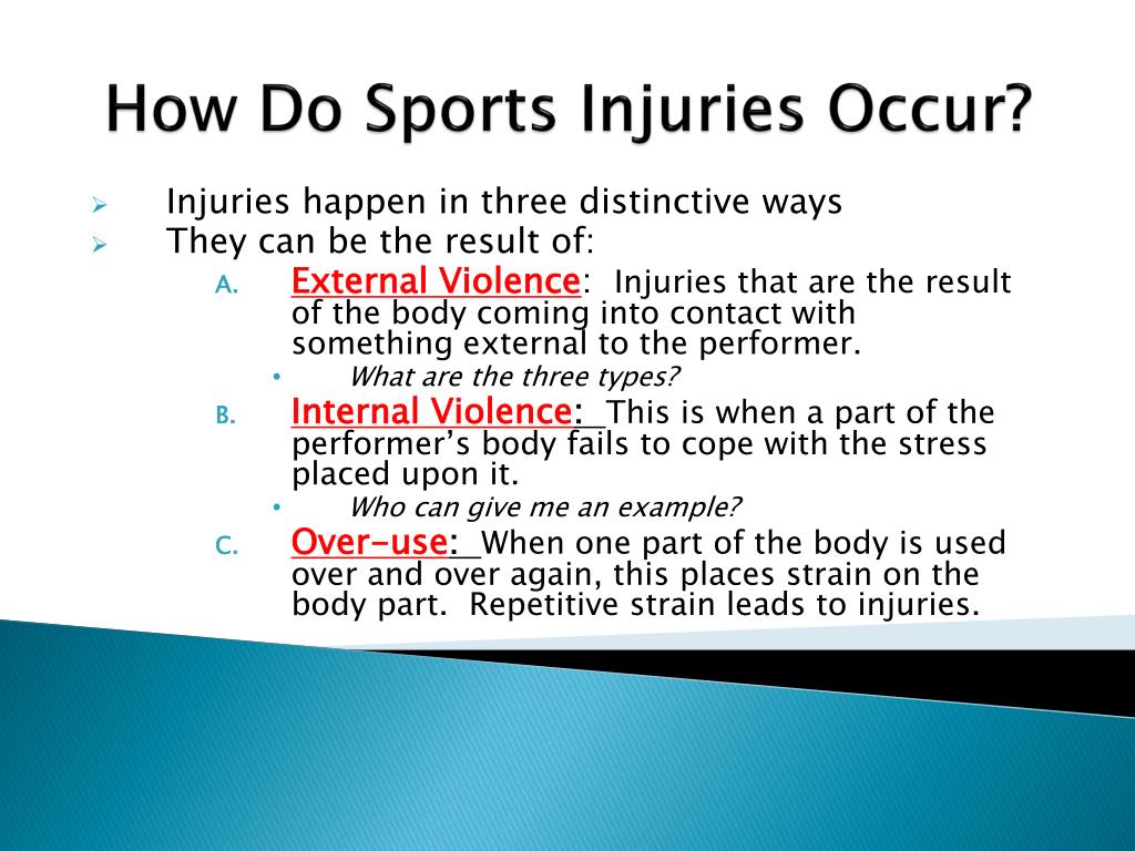 PPT Sports Injuries and Prevention PowerPoint