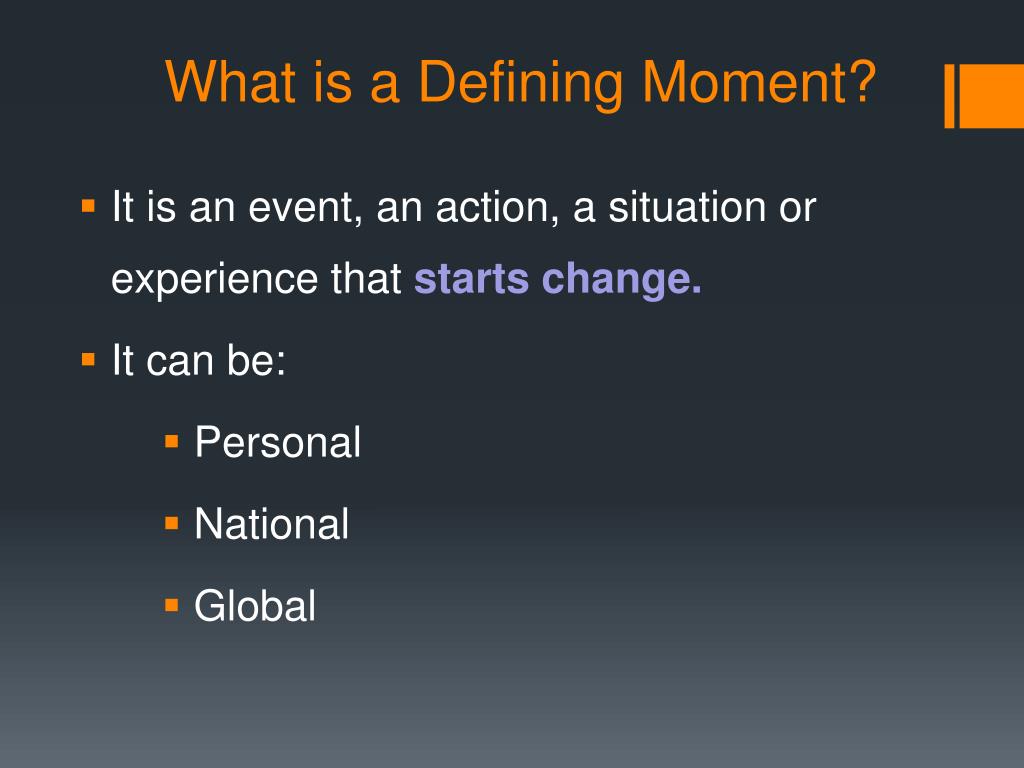 PPT Defining Moments PowerPoint Presentation, free download ID2673764
