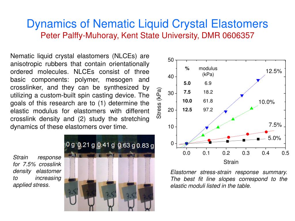 PPT Dynamics of Nematic Liquid Crystal Elastomers PowerPoint