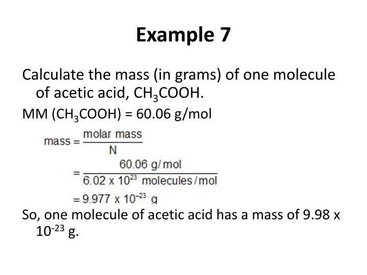 PPT Molar Mass PowerPoint Presentation ID2674770