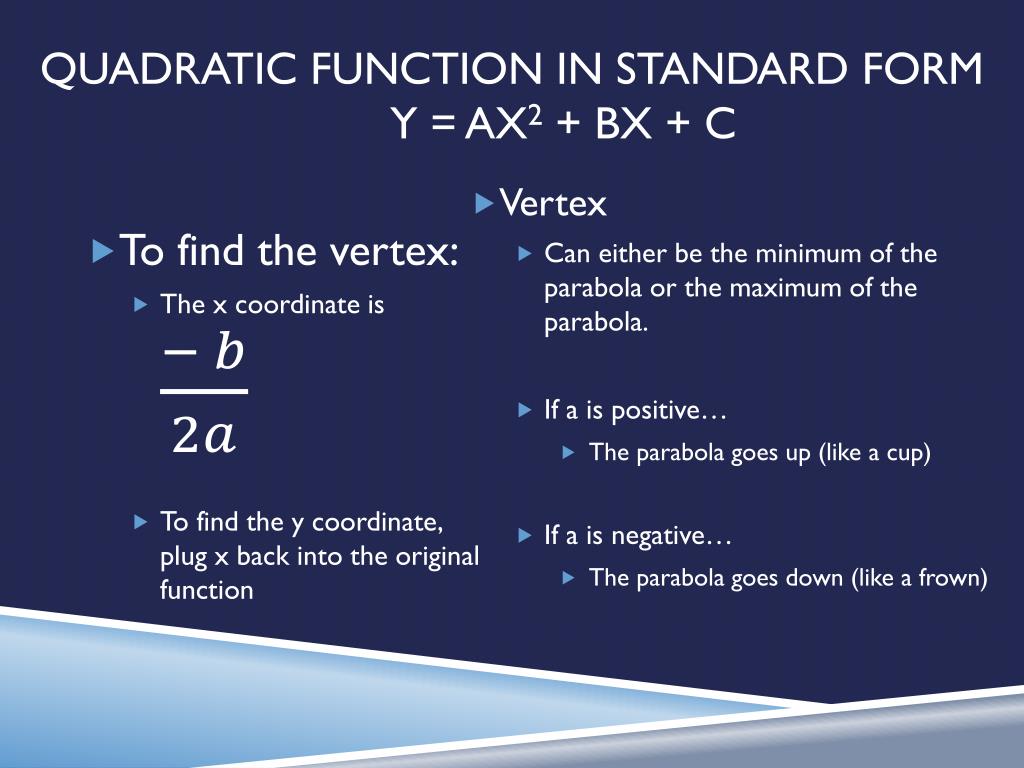 PPT 5.1 Graphing Quadratic Functions PowerPoint Presentation, free