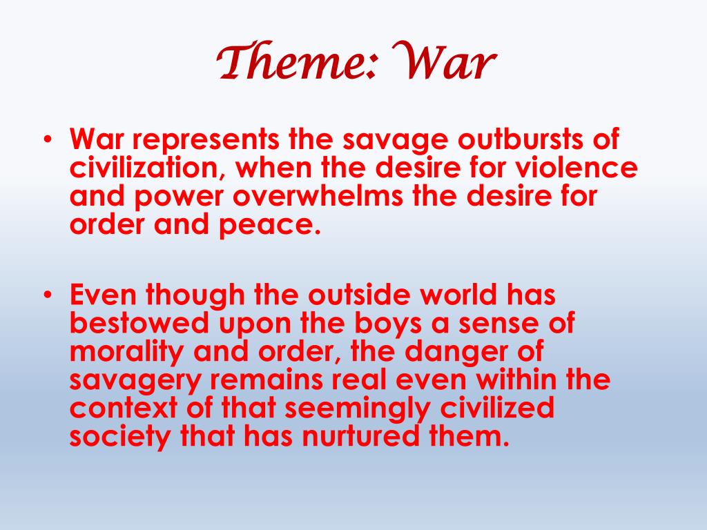 PPT Lord of the Flies William Golding S4 National 5 Prose Study PowerPoint Presentation ID