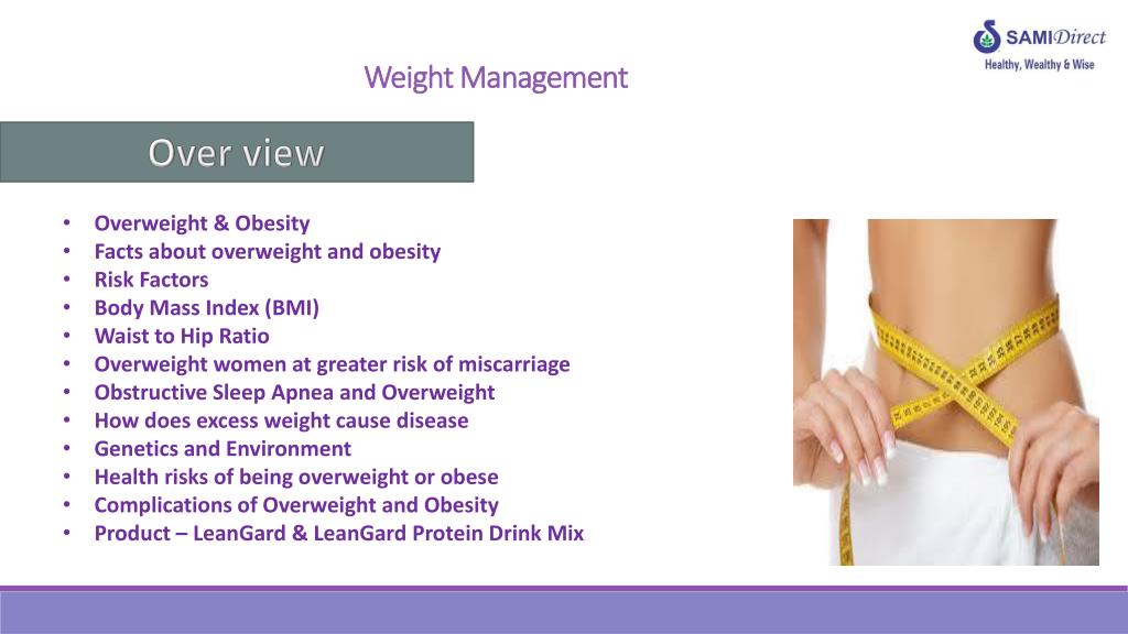 PPT Weight Management PowerPoint Presentation, free download ID2679713