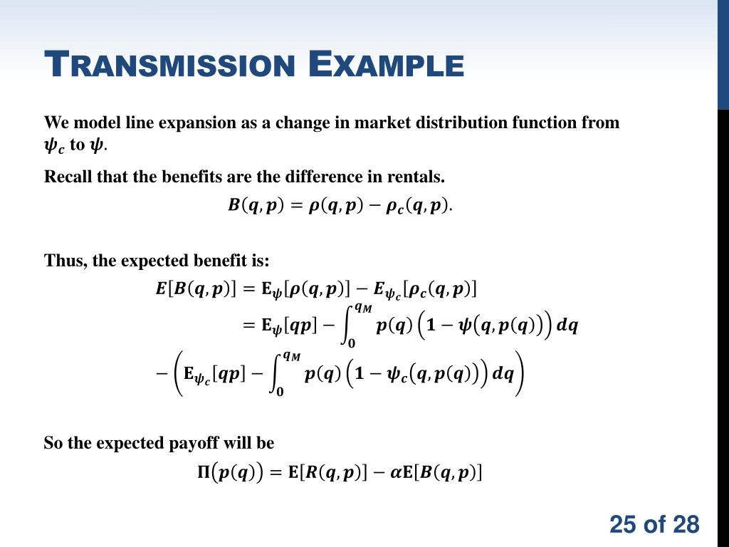 PPT Equilibrium modelling of beneficiarypays transmission charges