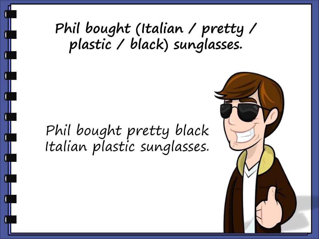 PPT Order of Adjectives PowerPoint Presentation, free download ID