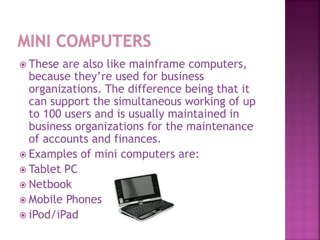 PPT Types of computers PowerPoint Presentation, free download ID