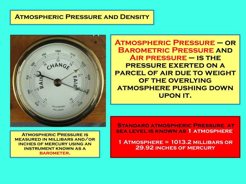 PPT Atmospheric Temperature, Pressure and Density PowerPoint