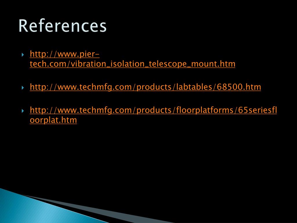 PPT Telescope Vibration Isolation PowerPoint Presentation, free download ID2684550