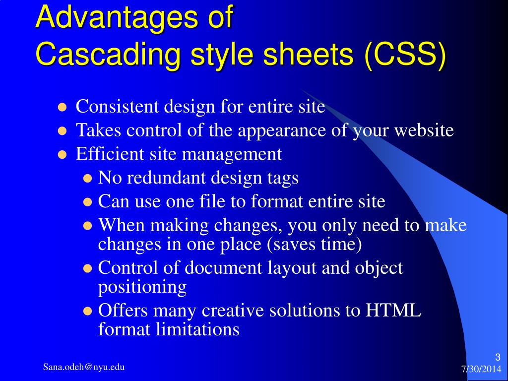 PPT HTML and CSS Cascading Style Sheets PowerPoint Presentation, free