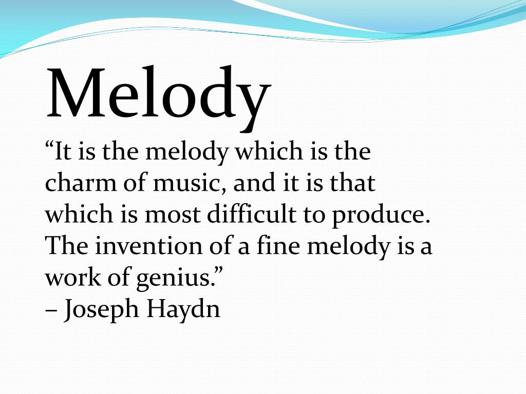 PPT Melody PowerPoint Presentation, free download ID2687216