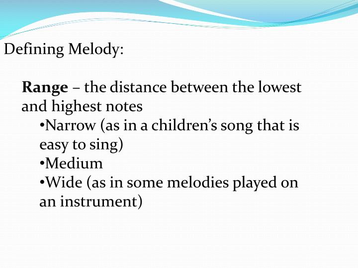 PPT Melody PowerPoint Presentation ID2687216