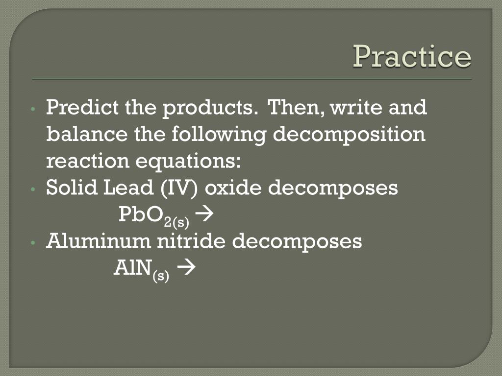 PPT Chemical Reactions PowerPoint Presentation, free download ID