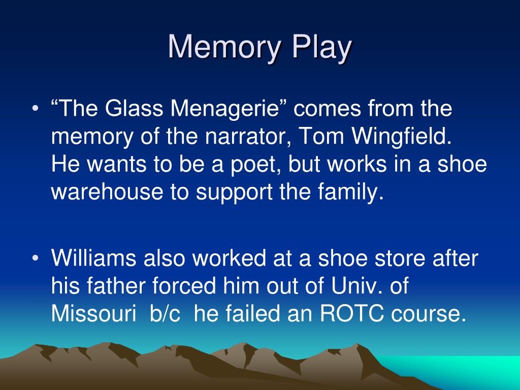 PPT “Glass Menagerie” Advance Notes PowerPoint Presentation, free