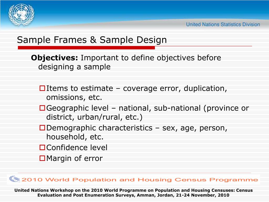 PPT Sampling Frames and Sample Design Pres. 5 PowerPoint Presentation