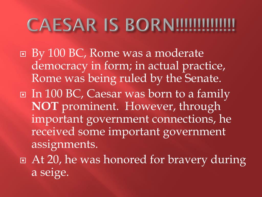 The Biography and Family of Julius Caesar Study.com