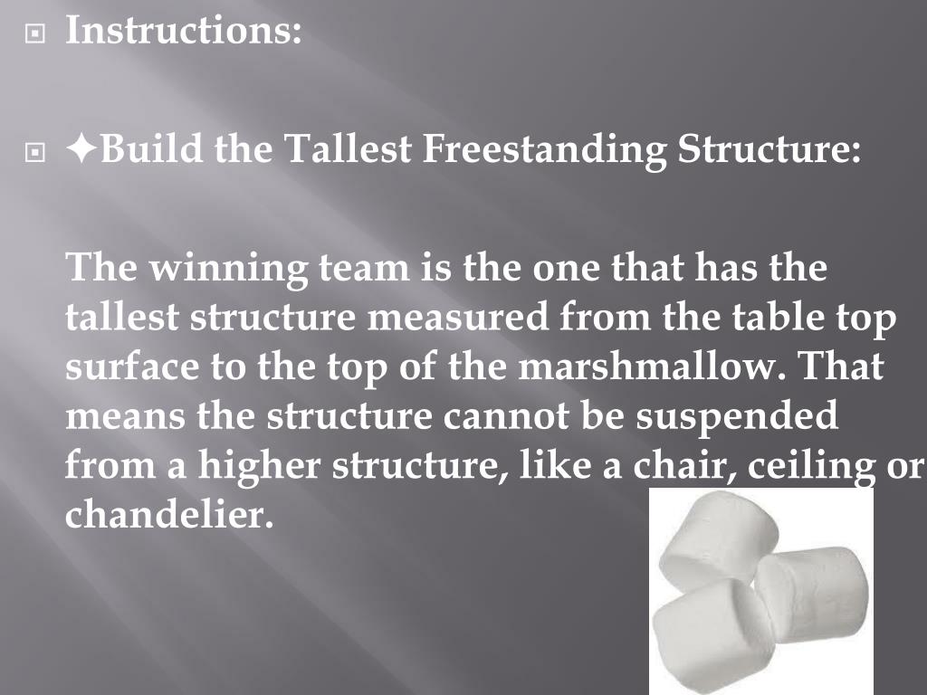 PPT Marshmallow Challenge PowerPoint Presentation, free download ID2693929
