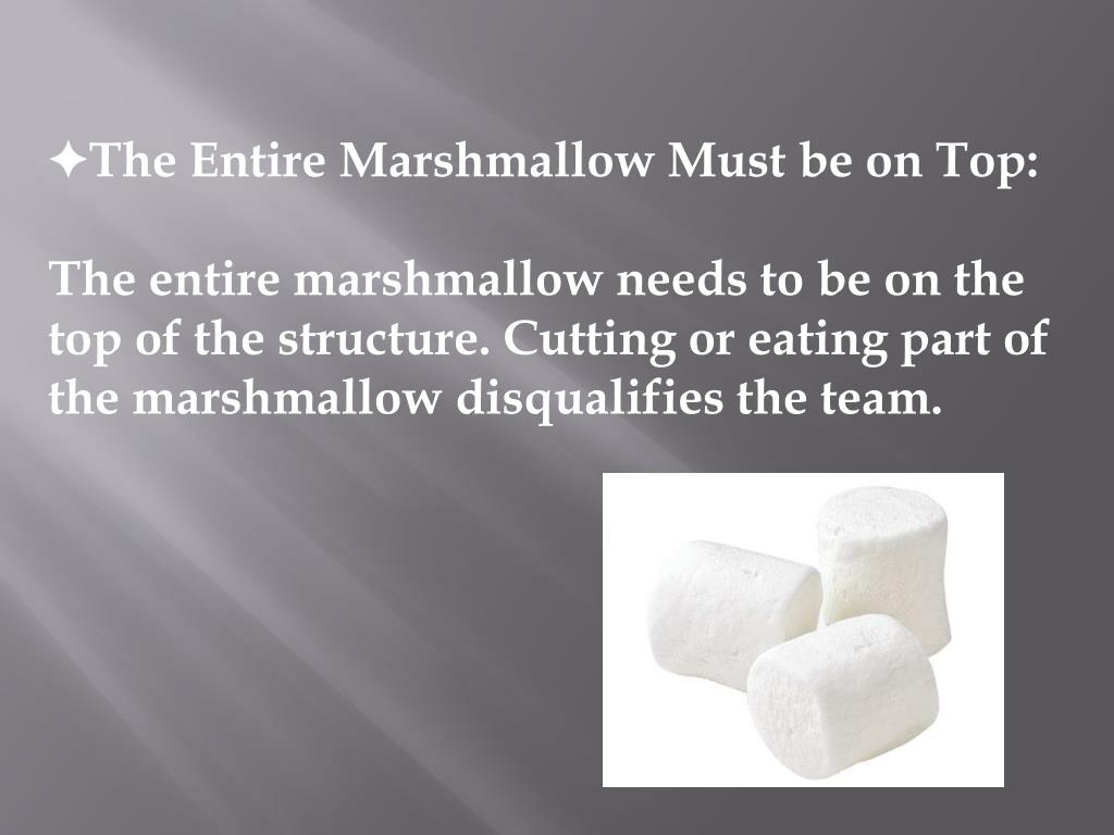 PPT Marshmallow Challenge PowerPoint Presentation, free download ID2693929