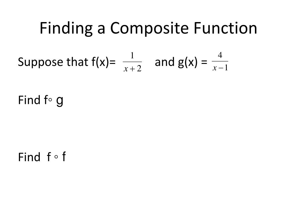 PPT Composite Functions PowerPoint Presentation, free download ID