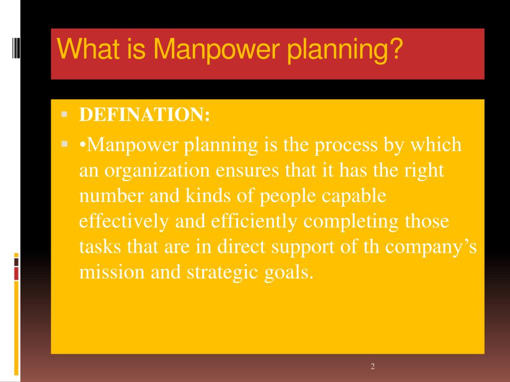 PPT Manpower Planning PowerPoint Presentation, free download ID2695491