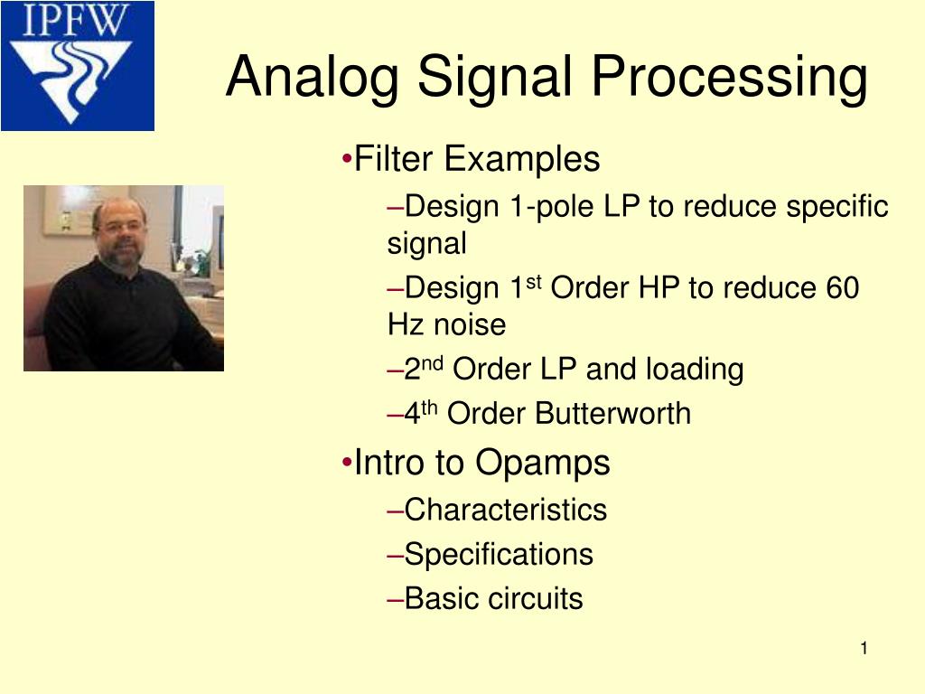 PPT Analog Signal Processing PowerPoint Presentation, free download